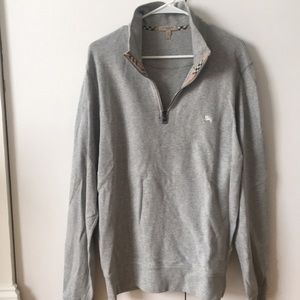 Burberry 1/4 Zip Sweatshirt